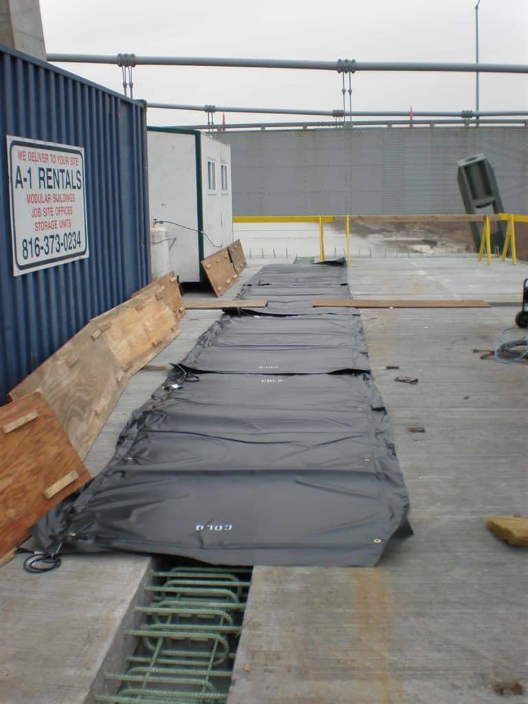 Massman Construction and Powerblanket Concrete Curing Blankets